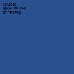 #2A5090 - St Tropaz Color Image