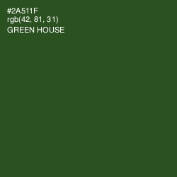 #2A511F - Green House Color Image