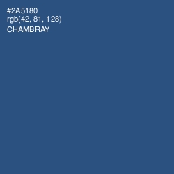 #2A5180 - Chambray Color Image