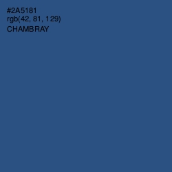 #2A5181 - Chambray Color Image