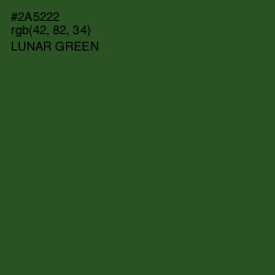 #2A5222 - Lunar Green Color Image