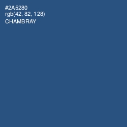 #2A5280 - Chambray Color Image