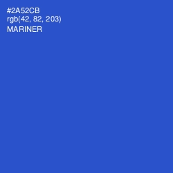 #2A52CB - Mariner Color Image