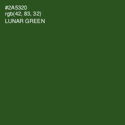#2A5320 - Lunar Green Color Image