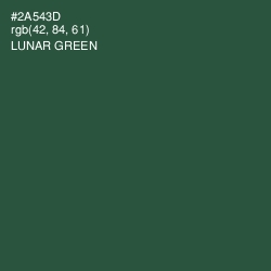 #2A543D - Lunar Green Color Image