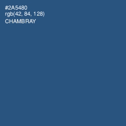 #2A5480 - Chambray Color Image