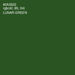 #2A5522 - Lunar Green Color Image