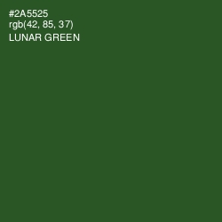 #2A5525 - Lunar Green Color Image