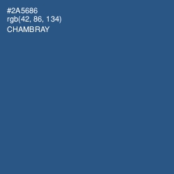 #2A5686 - Chambray Color Image