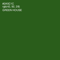#2A5C1C - Green House Color Image