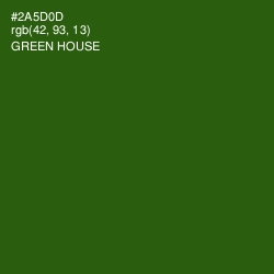 #2A5D0D - Green House Color Image