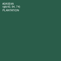 #2A5E4A - Plantation Color Image