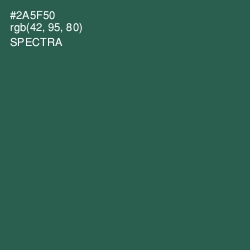 #2A5F50 - Spectra Color Image