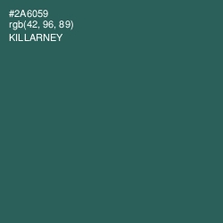 #2A6059 - Killarney Color Image