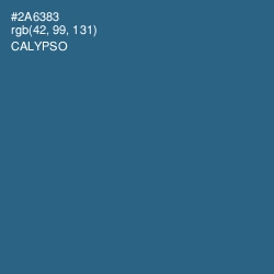 #2A6383 - Calypso Color Image