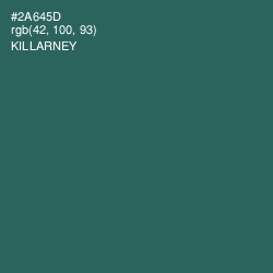 #2A645D - Killarney Color Image