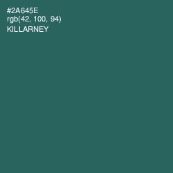 #2A645E - Killarney Color Image