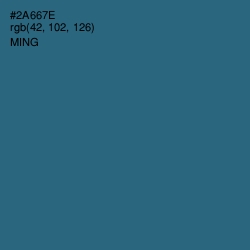 #2A667E - Ming Color Image