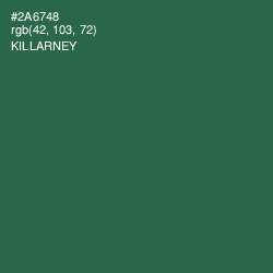 #2A6748 - Killarney Color Image