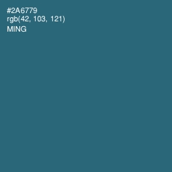 #2A6779 - Ming Color Image