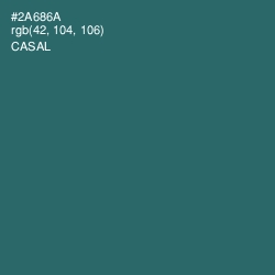 #2A686A - Casal Color Image