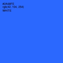 #2A68FE - Blue Ribbon Color Image