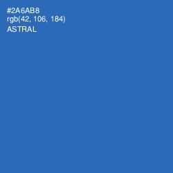 #2A6AB8 - Astral Color Image