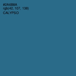 #2A6B8A - Calypso Color Image