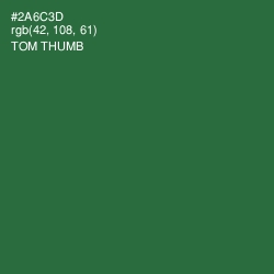 #2A6C3D - Tom Thumb Color Image