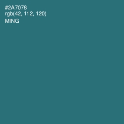 #2A7078 - Ming Color Image