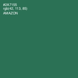 #2A7155 - Amazon Color Image