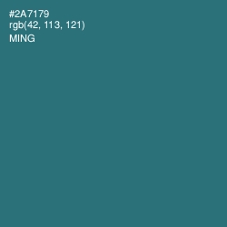 #2A7179 - Ming Color Image