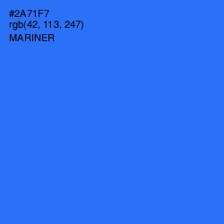 #2A71F7 - Mariner Color Image