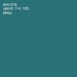 #2A7278 - Ming Color Image