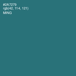 #2A7279 - Ming Color Image