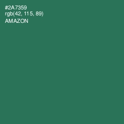 #2A7359 - Amazon Color Image