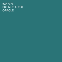#2A7376 - Oracle Color Image