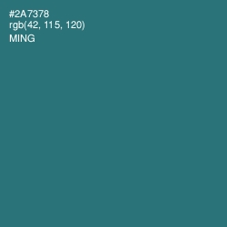 #2A7378 - Ming Color Image