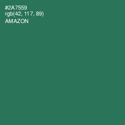 #2A7559 - Amazon Color Image