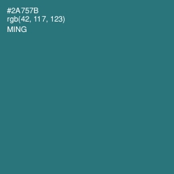 #2A757B - Ming Color Image