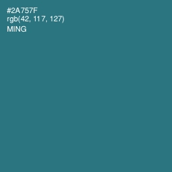 #2A757F - Ming Color Image