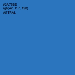 #2A75BE - Astral Color Image