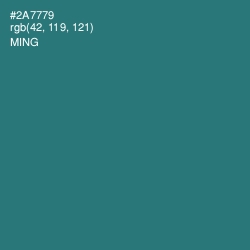 #2A7779 - Ming Color Image