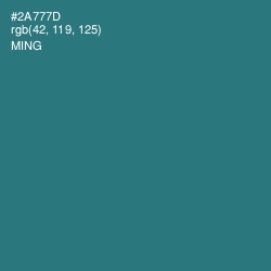 #2A777D - Ming Color Image