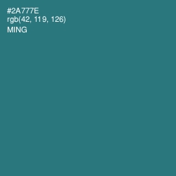 #2A777E - Ming Color Image