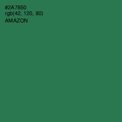 #2A7850 - Amazon Color Image