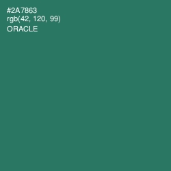 #2A7863 - Oracle Color Image