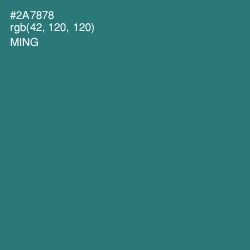 #2A7878 - Ming Color Image