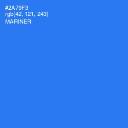 #2A79F3 - Mariner Color Image
