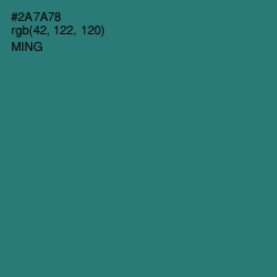 #2A7A78 - Ming Color Image